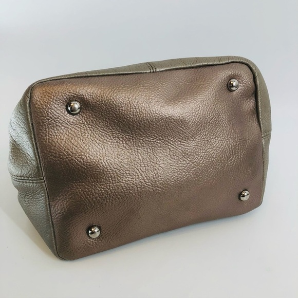 Tignanello Champagne Gold Perfect 10 French Tote - Picture 6 of 13